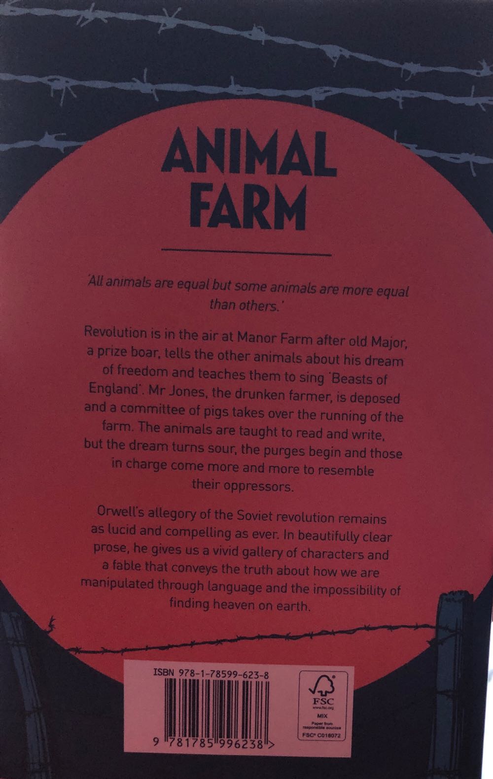 Animal Farm - George Orwell (Arcturus - Paperback) book collectible [Barcode 9781785996238] - Main Image 2