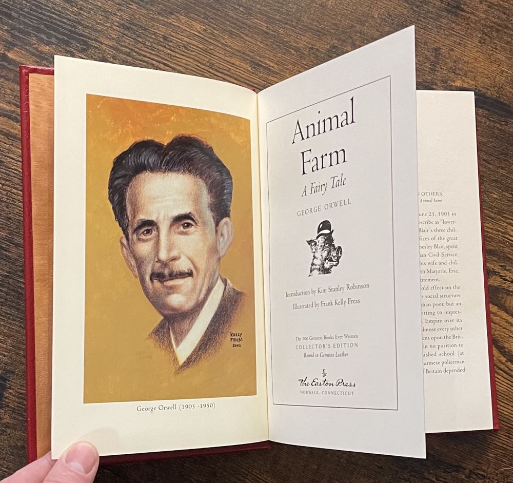 Animal Farm - George Orwell (Easton Press - Calf-Binding) book collectible - Main Image 4