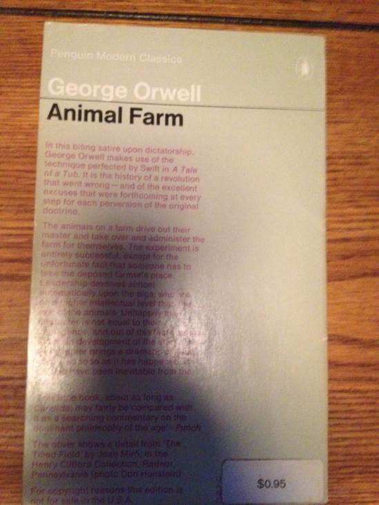 Animal Farm - George Orwell (A Penguin Book - Paperback) book collectible - Main Image 2