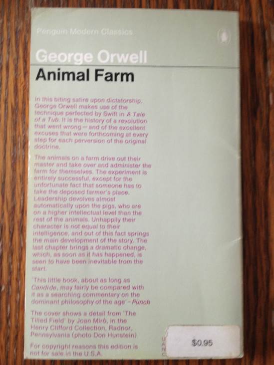 Animal Farm - George Orwell (Penguin Modern Classics - Paperback) book collectible - Main Image 2