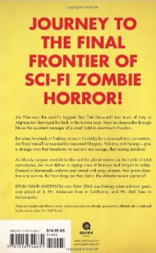 Night of the Living Trekkies - Stall, Sam (Quirk Books - Paperback) book collectible [Barcode 9781594744631] - Main Image 2