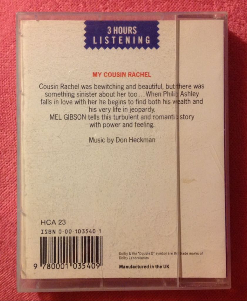 My Cousin Rachel - Daphne Du Maurier (Hardcover) book collectible [Barcode 9780001035409] - Main Image 2