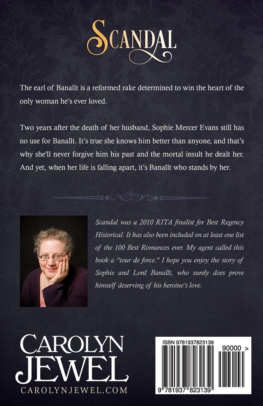 1 Scandal - Carolyn Jewel (Berkley - Paperback) book collectible [Barcode 9780425225516] - Main Image 2