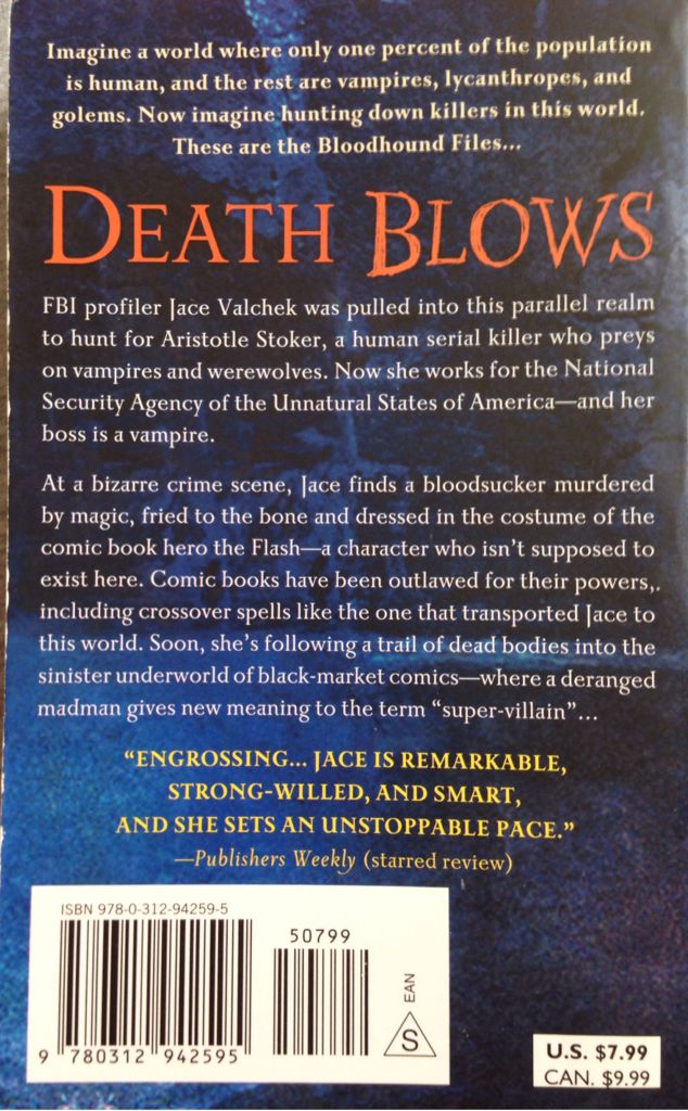 Death Blows - D.D. Barant (St Martin’s Paperback - Paperback) book collectible [Barcode 9780312942595] - Main Image 2