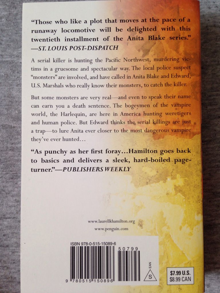 Hamilton, Laurell K. - Hit List - Laurell K. Hamilton (Transworld Digital - Paperback) book collectible [Barcode 9780515150896] - Main Image 2