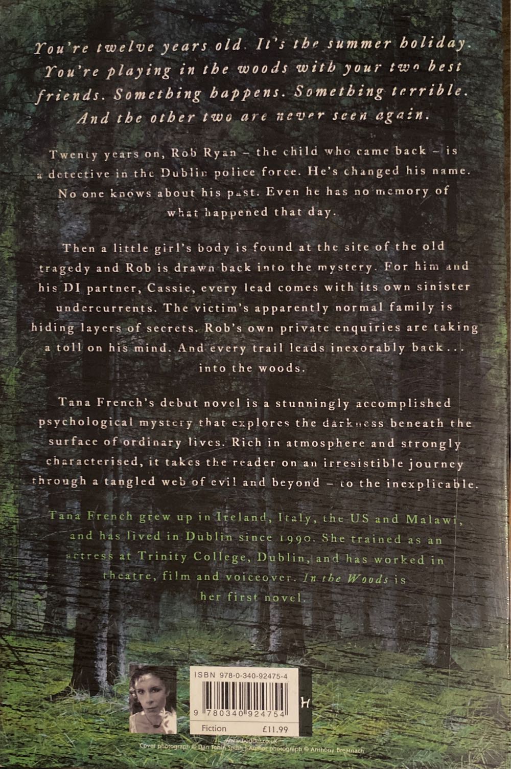 In the Woods - Tana French (Hodder & Stoughton - Trade Paperback) book collectible [Barcode 9780340924754] - Main Image 2