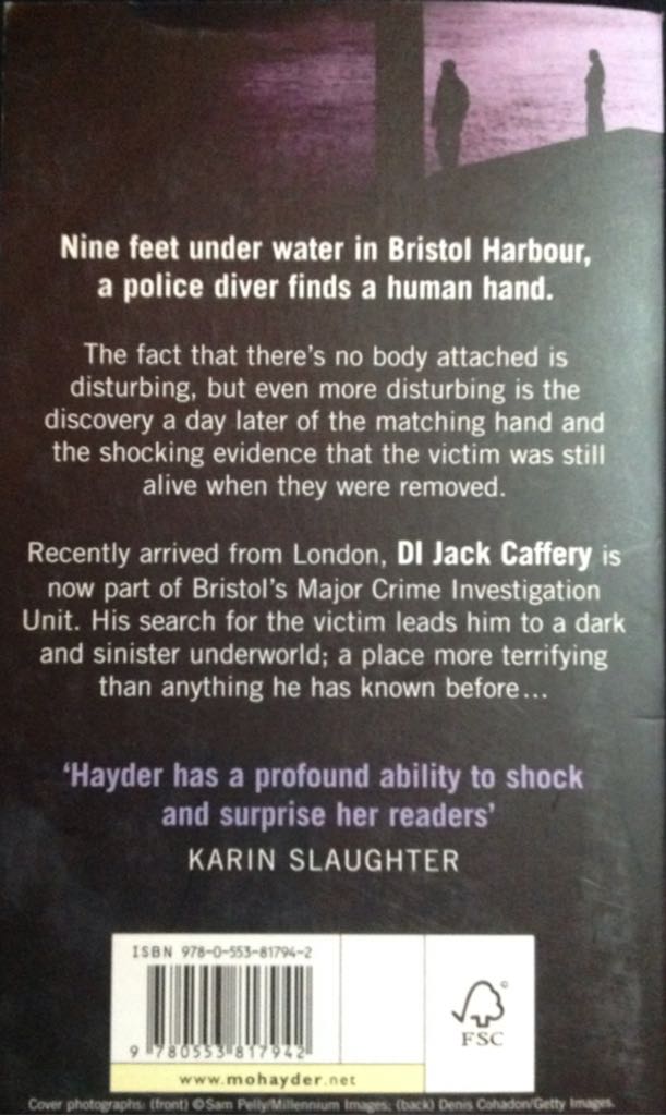 Ritual - Mo Hayder (Bantam (UK) - Paperback) book collectible [Barcode 9780553817942] - Main Image 2