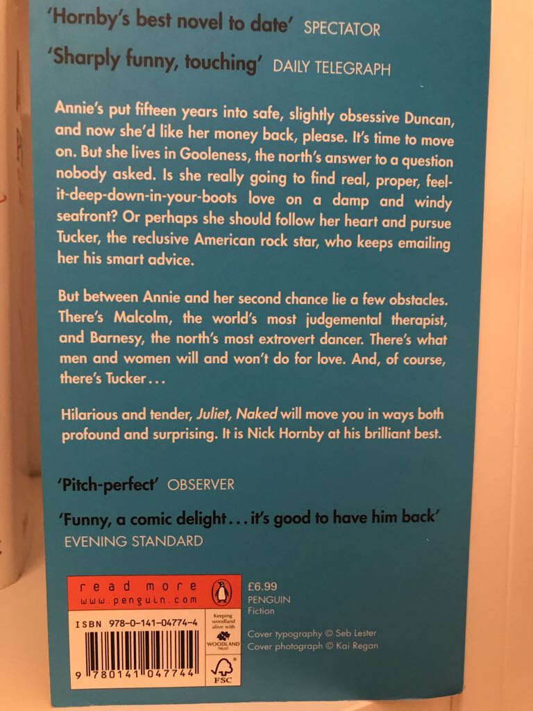 Juliet, Naked - Nick Hornby book collectible [Barcode 9780141047744] - Main Image 2