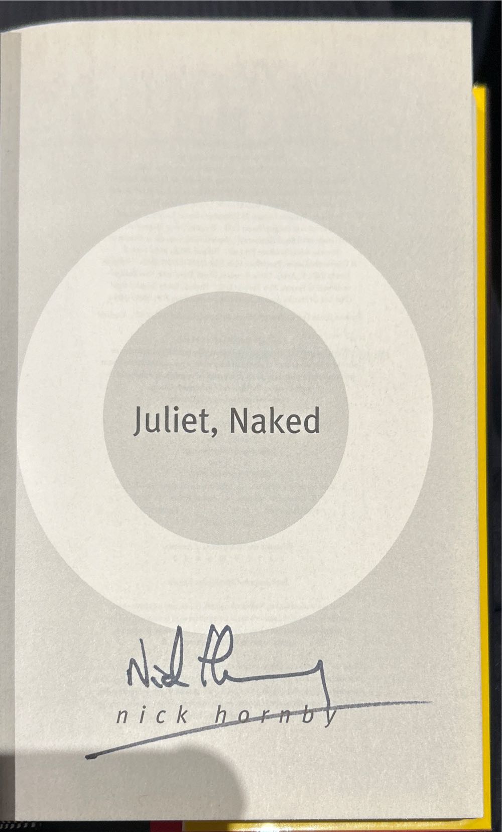 Juliet, Naked - Hornby, Nick (Riverhead Books - Hardcover) book collectible [Barcode 9781594488870] - Main Image 2