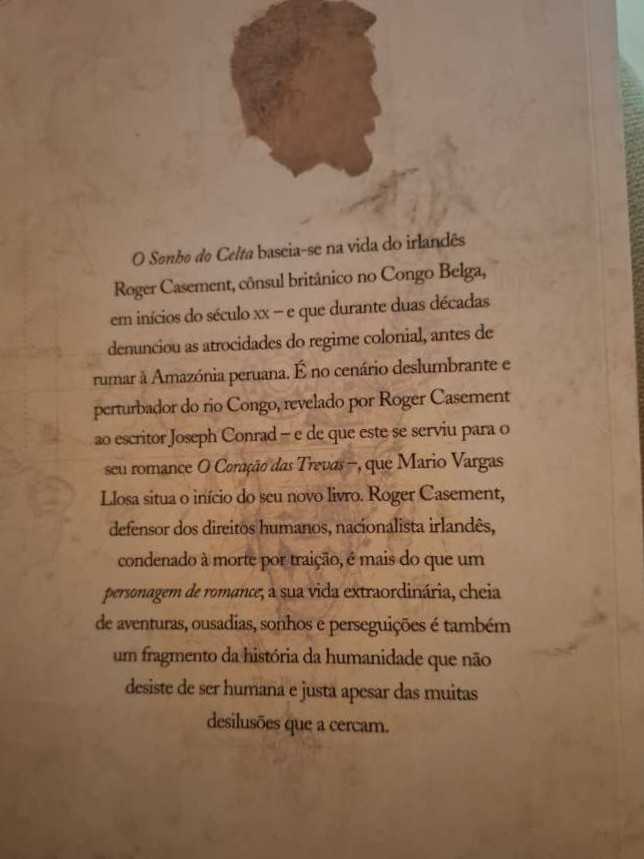 O Sonho do Celta (Portuguese) - Mario Vargas Llosa (Quetzal - Hardcover) book collectible [Barcode 9789725649190] - Main Image 2