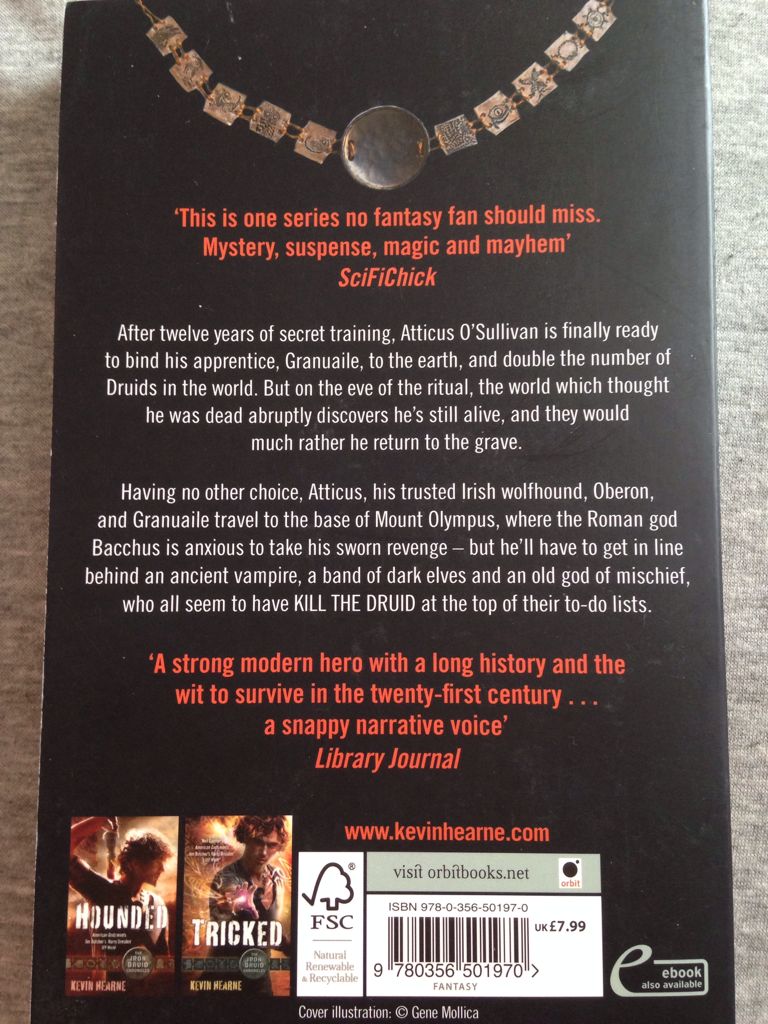 The Iron Druid Chronicles 05: Trapped - Kevin Hearne (Audible - eBook) book collectible [Barcode 9780356501970] - Main Image 2