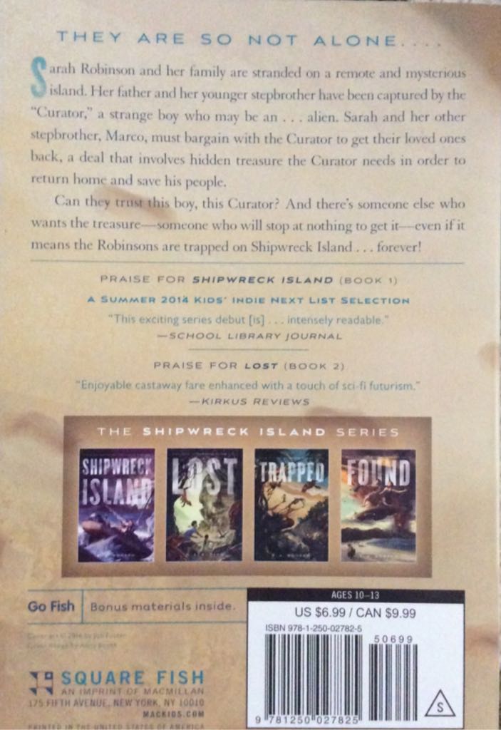 Trapped - Malachy Doyle (Square Fish) book collectible [Barcode 9781250027825] - Main Image 2