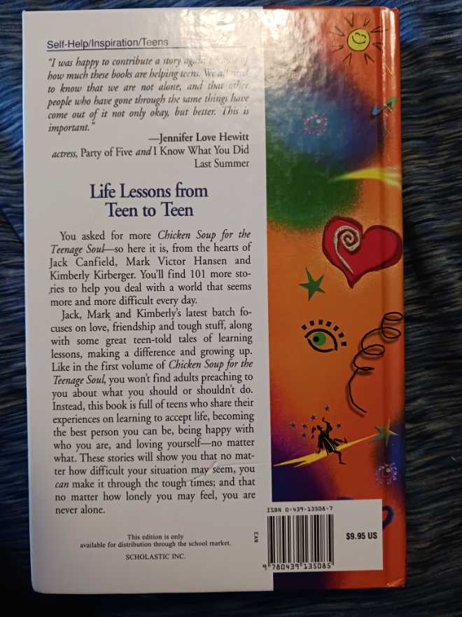 Chicken Soup for the Teenage Soul II: 101 more Stories of Life Love and Learning - Jack Canfield Mark Victor Hansen Kimberly Kirberger (Scholastic - Hardcover) book collectible [Barcode 9780439135085] - Main Image 2