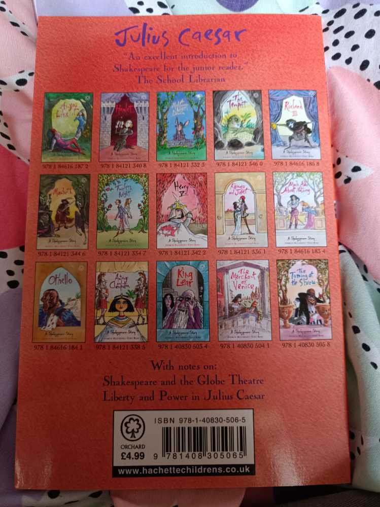Julius Caesar - William Shakespeare (Orchard Books - Paperback) book collectible [Barcode 9781408305065] - Main Image 2