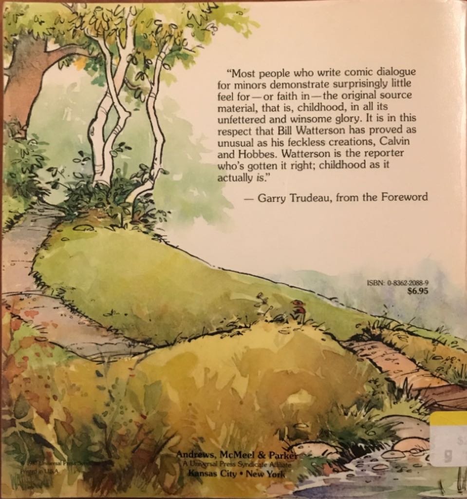 Calvin And Hobbes - Bill Watterson (Andrews McMeel Publishing - Paperback) book collectible [Barcode 9780836220889] - Main Image 2