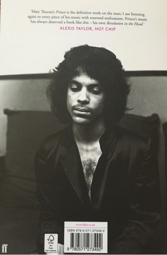 Prince - Matt Thorne (Faber and Faber Limited - Paperback) book collectible [Barcode 9780571273492] - Main Image 2