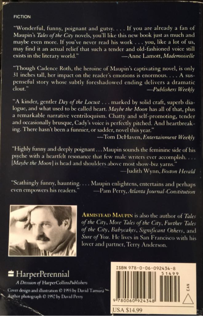 Maybe the Moon - Armistead Maupin (HarperCollins - Trade Paperback) book collectible [Barcode 9780060924348] - Main Image 2