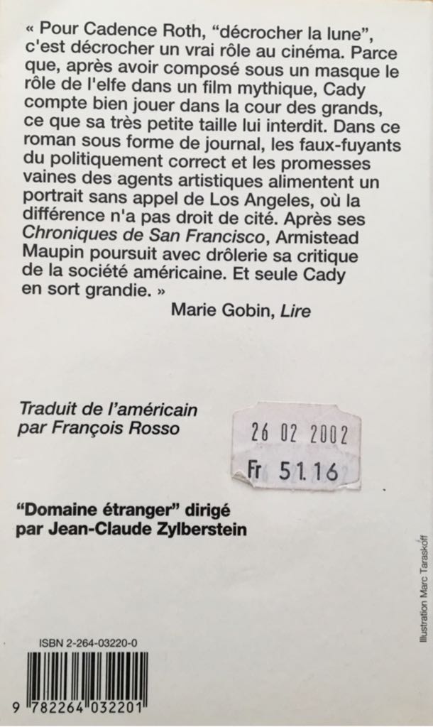 Maybe The Moon - Armistead Maupin (10-18 - Library Binding) book collectible [Barcode 9782264032201] - Main Image 2