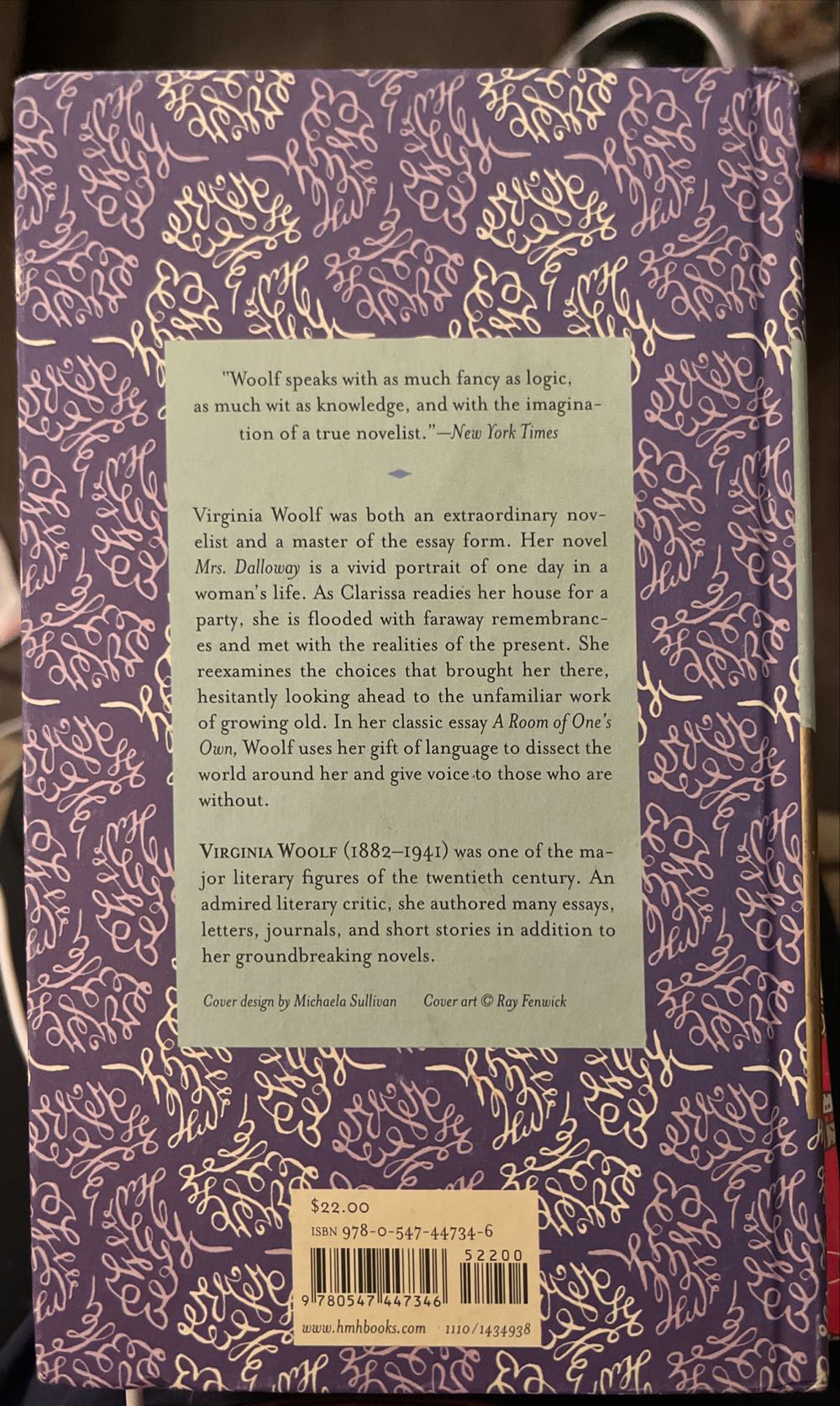 Mrs. Dalloway - Virginia Woolf (Houghton Mifflin Harcourt - Hardcover) book collectible [Barcode 9780547447346] - Main Image 2