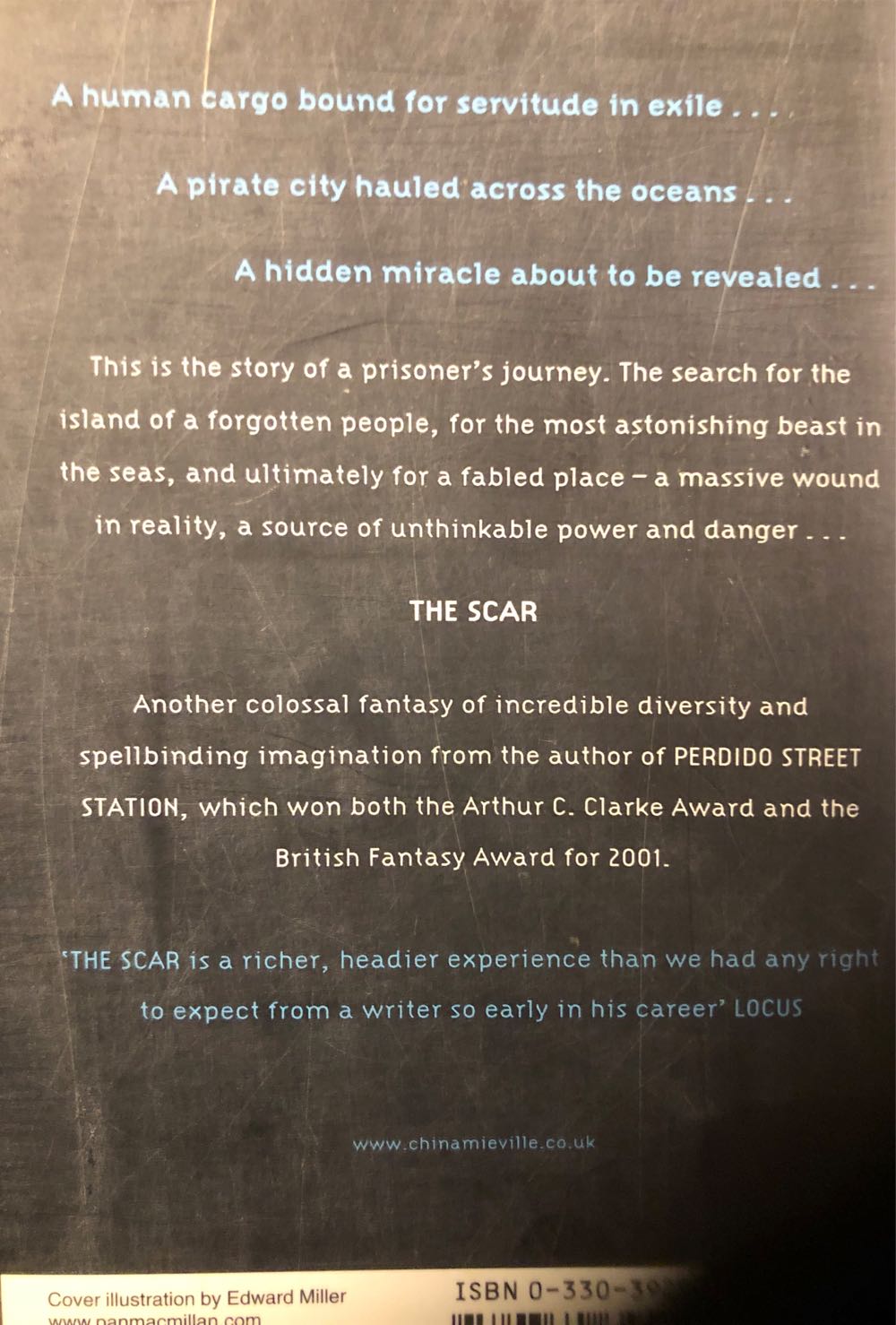 The Scar - China Mieville (Pan Macmillan) book collectible [Barcode 9780330392907] - Main Image 2