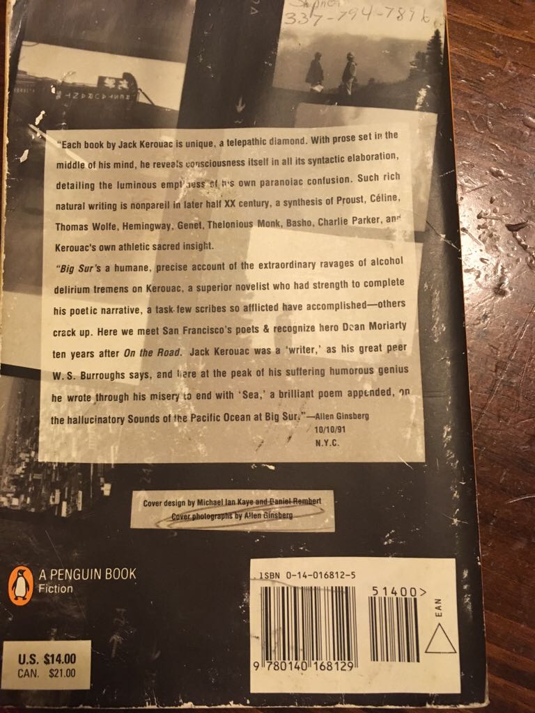 Big Sur - Jack Kerouac (BBC/Penguin Group - Paperback) book collectible - Main Image 2