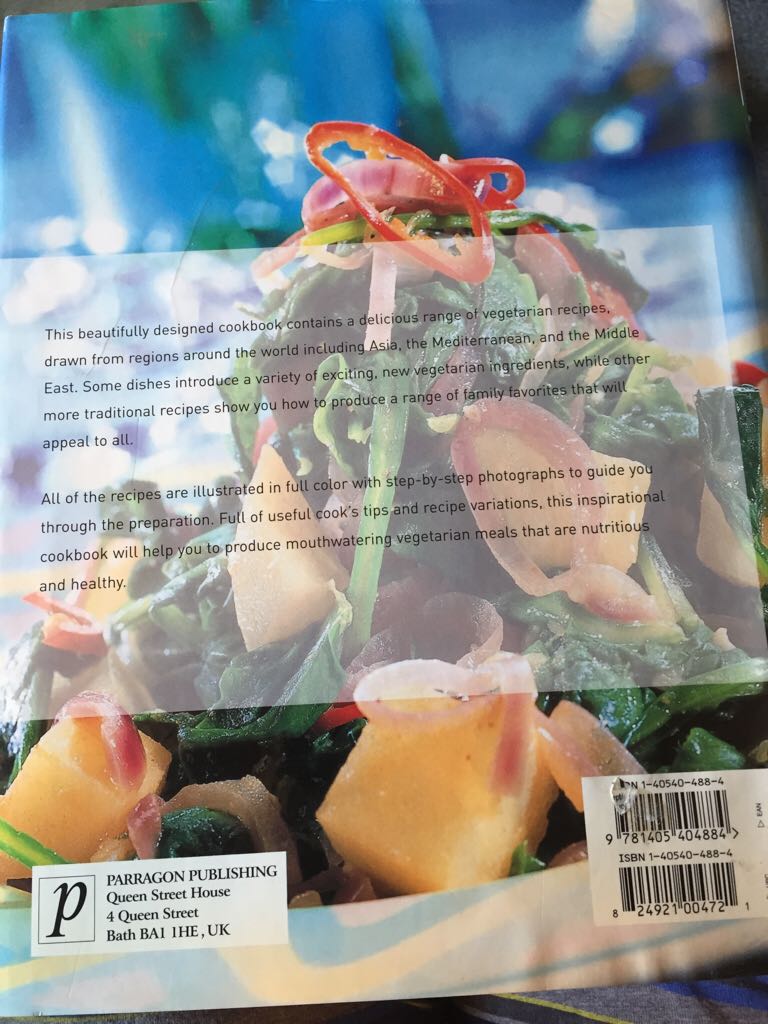 Favorite Vegetarian Dishes - Paragon Publishing (Parragon Publishing - Hardcover) book collectible [Barcode 9781405404884] - Main Image 2