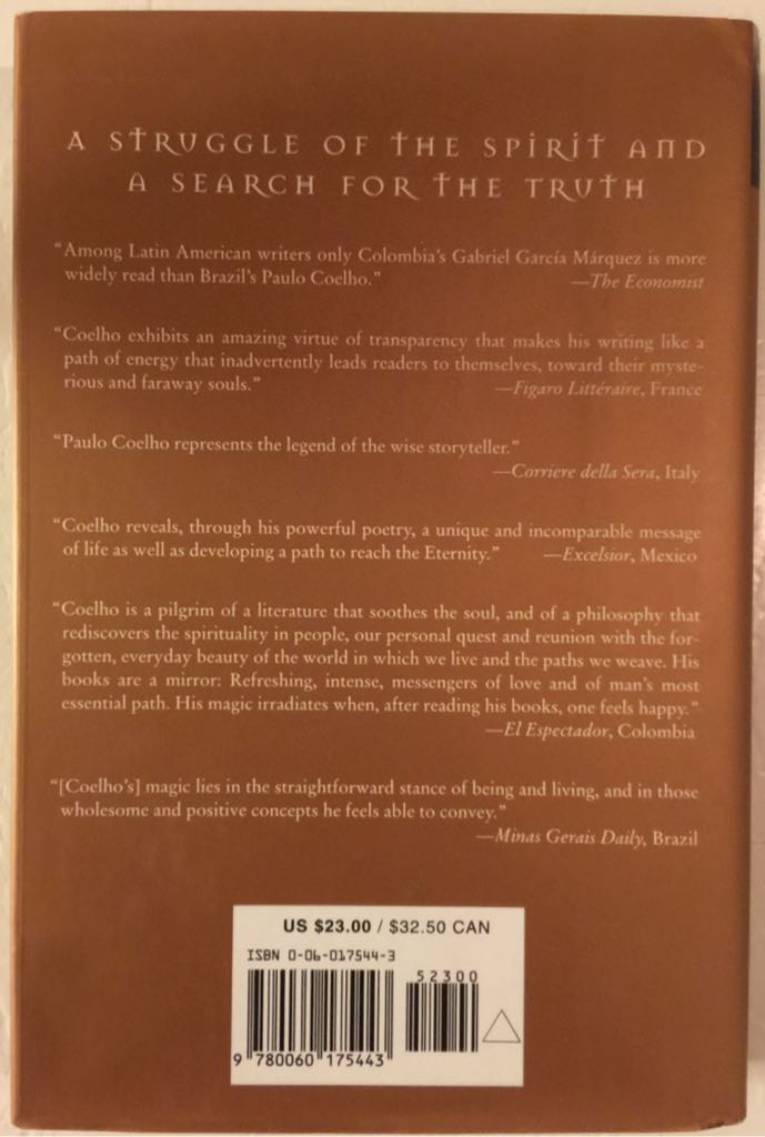 Fifth Mountain - Paulo Coelho (Harper - Hardcover) book collectible [Barcode 9780060175443] - Main Image 2