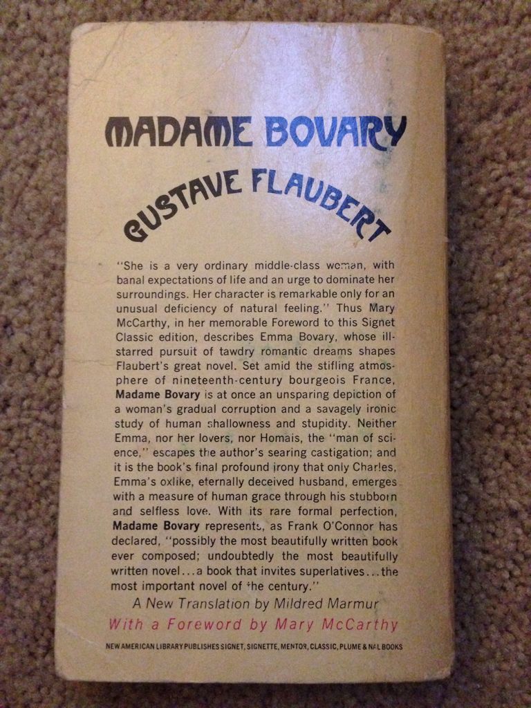 Madame Bovary - Flaubert, Gustave (Signet Classics) book collectible [Barcode 9780451519146] - Main Image 2