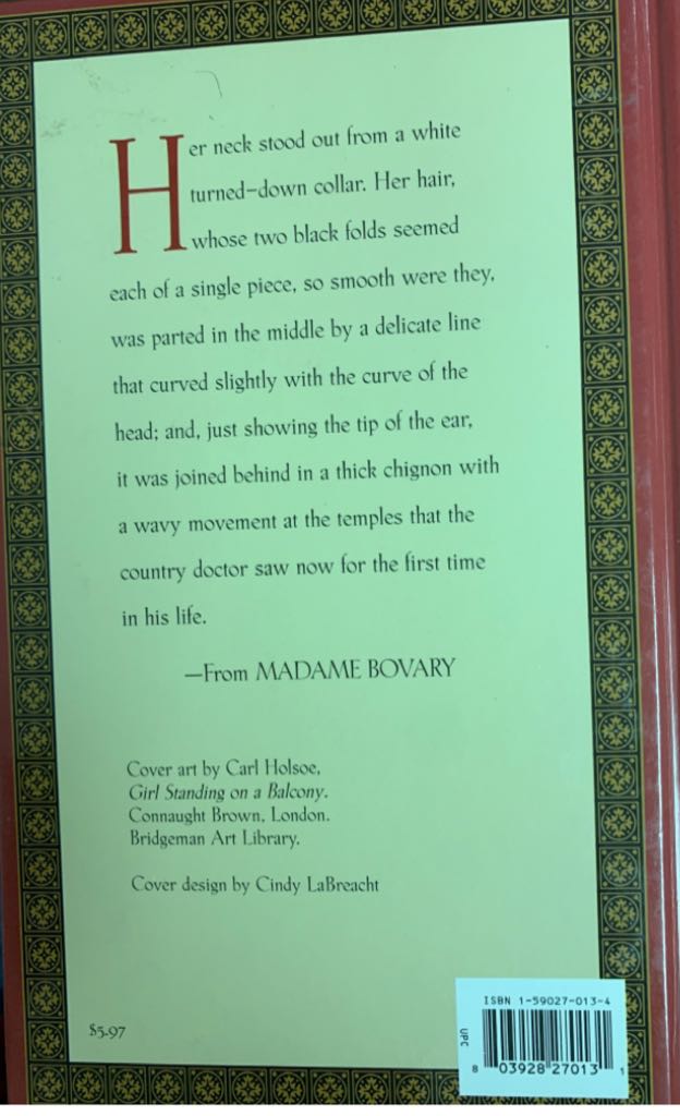 Madame Bovary - Gustave Flaubert (The Franklin Library - Hardcover) book collectible [Barcode 9781590270134] - Main Image 2