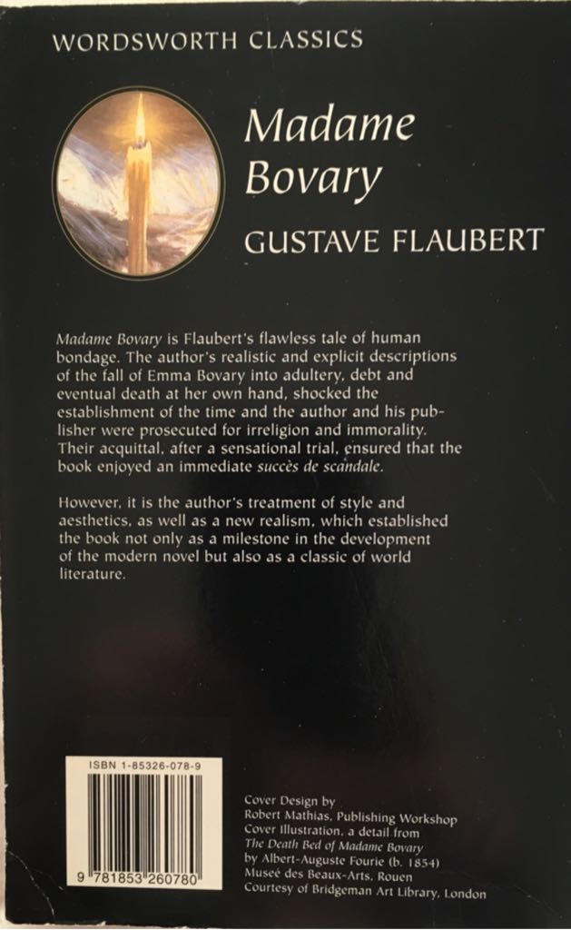 Madame Bovary - Gustave Flaubert (Wordsworth Editions - Paperback) book collectible [Barcode 9781853260780] - Main Image 2