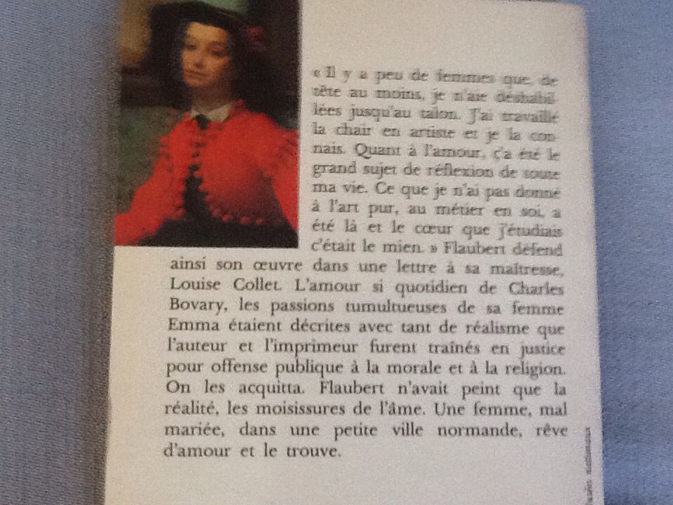 Madame Bovary - Gustave Flaubert (Librairie Générale Française - Paperback) book collectible [Barcode 9782253004868] - Main Image 2