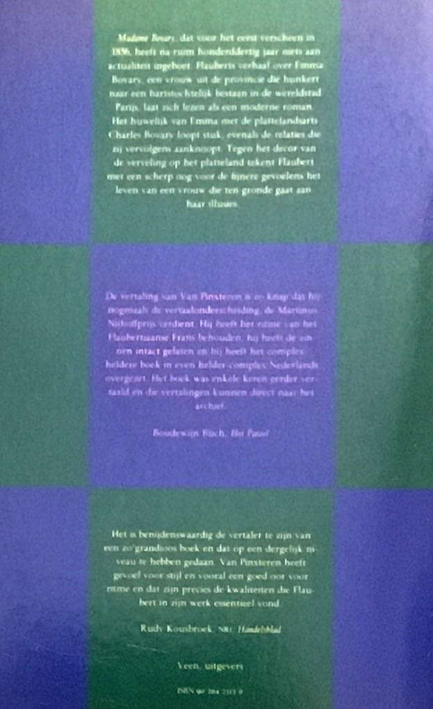 Madame Bovary - Gustave Flaubert (Uitgeverij L.J. Veen - Paperback) book collectible [Barcode 9789020423150] - Main Image 2