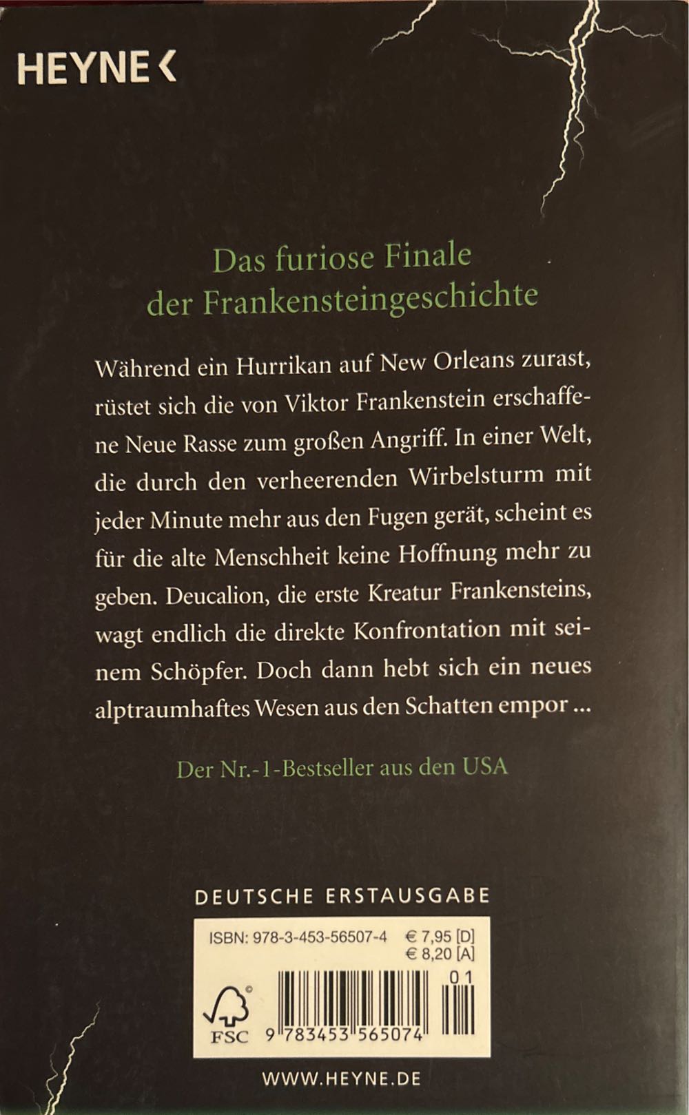 Frankenstein - Der Schatten (3) - Dean Koontz (Heyne Wilhelm Verlag Gmbh - Paperback) book collectible [Barcode 9783453565074] - Main Image 2
