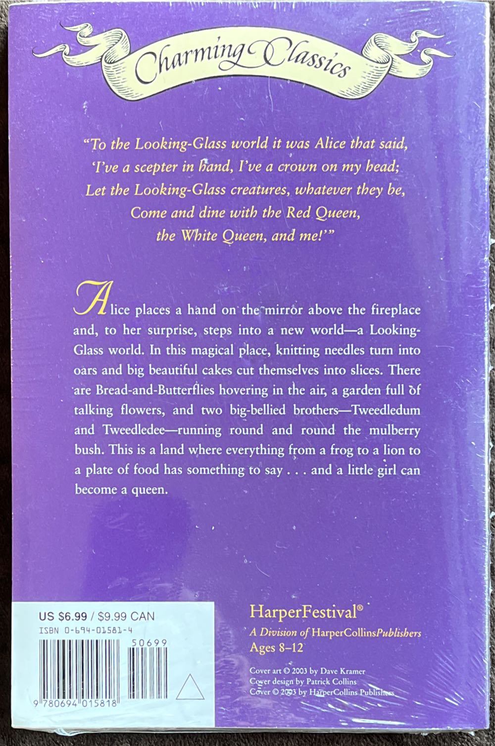 Through the Looking-Glass (Charming Classics) - Lewis Carroll (Harper Festival - eBook) book collectible [Barcode 9780694015818] - Main Image 2