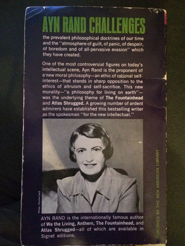 For the New Intellectual - Ayn Rand (Signet - Paperback) book collectible [Barcode 9780451163080] - Main Image 2