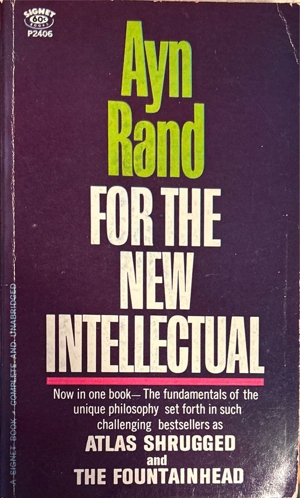 For the New Intellectual - Ayn Rand (Signet - Paperback) book collectible [Barcode 9780451163080] - Main Image 3