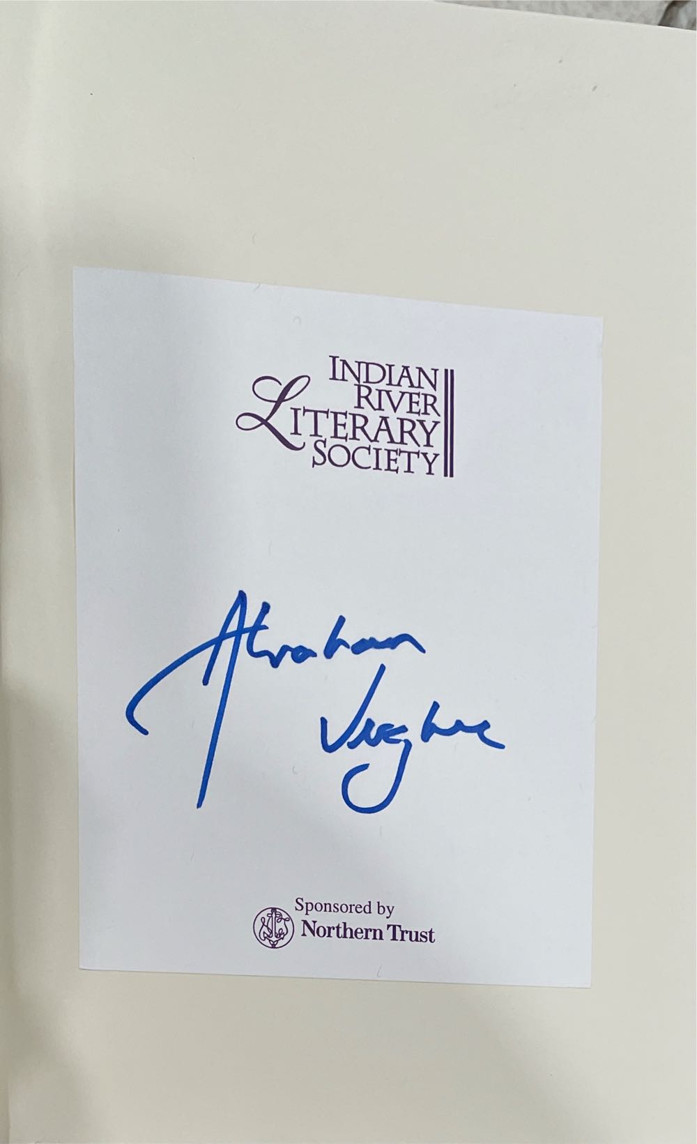 Cutting for Stone - Abraham Verghese (Random House, Inc. - Hardcover) book collectible [Barcode 9780375414497] - Main Image 3