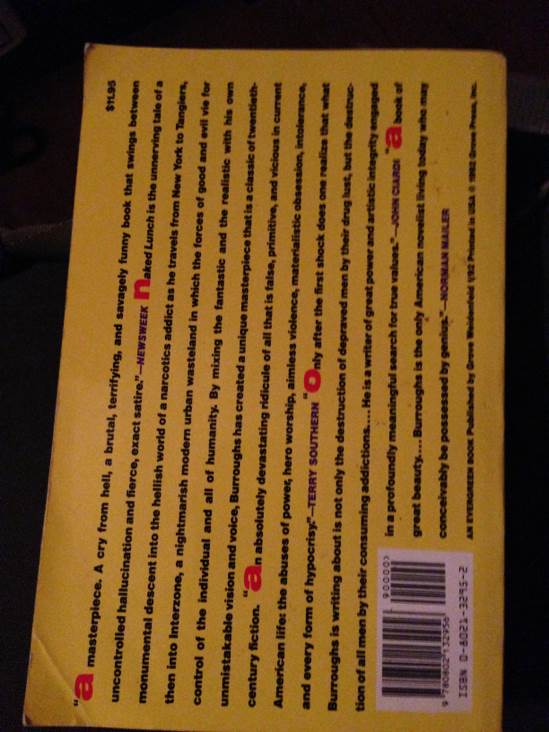 Naked Lunch - William S. Burroughs (Grove - Paperback) book collectible [Barcode 9780802132956] - Main Image 2