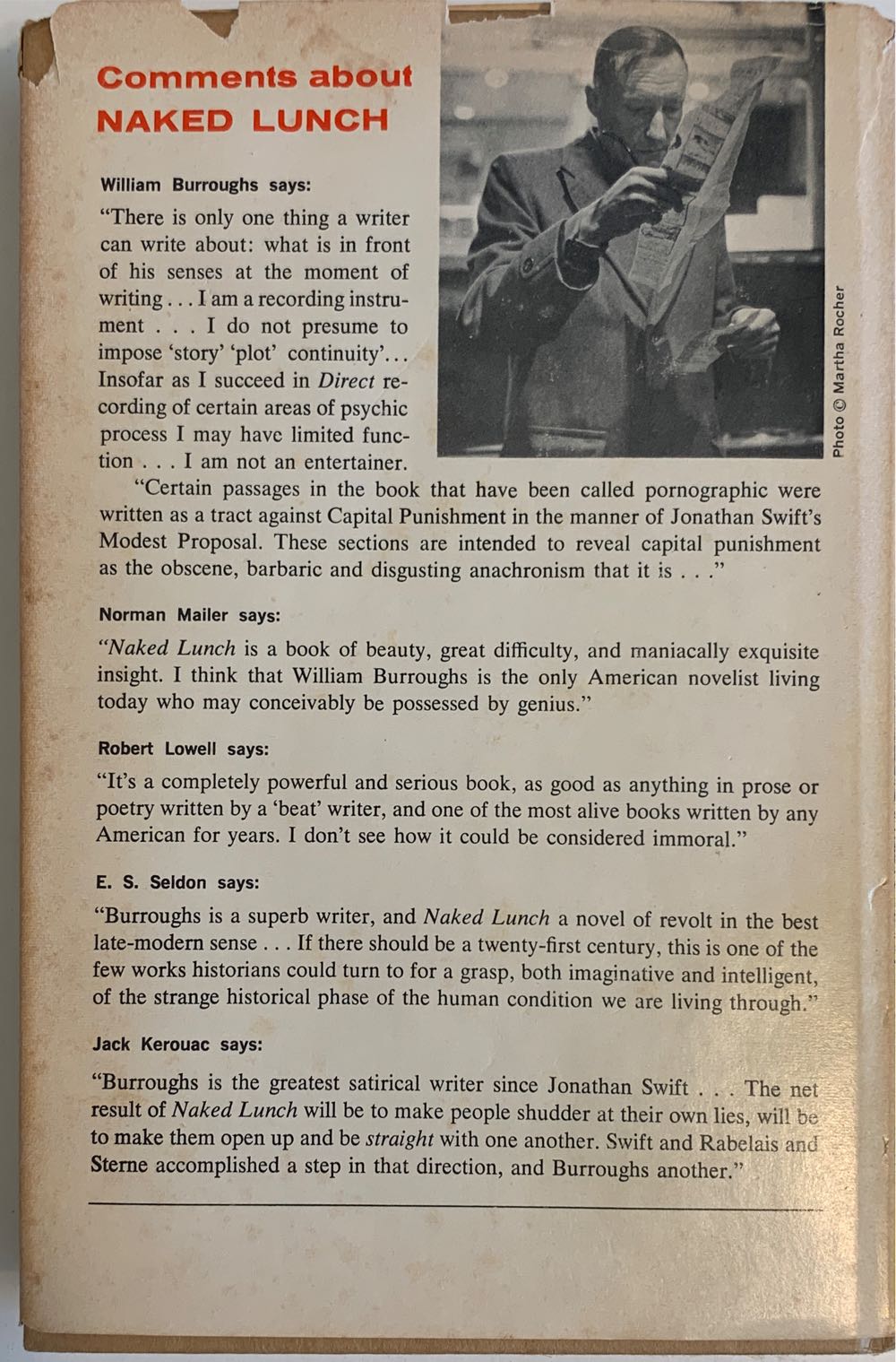 Naked Lunch - William S. (Grove Press - Hardcover) book collectible - Main Image 4
