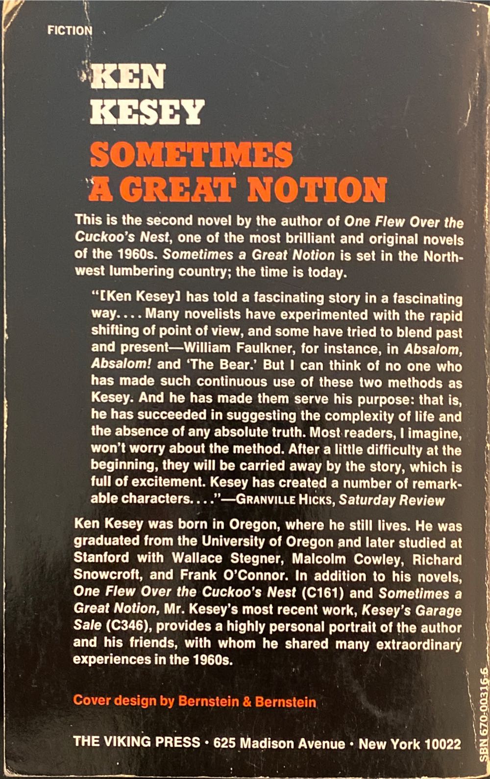 Sometimes A Great Notion - Ken Kesey (A Viking Compass Book - Trade Paperback) book collectible - Main Image 2