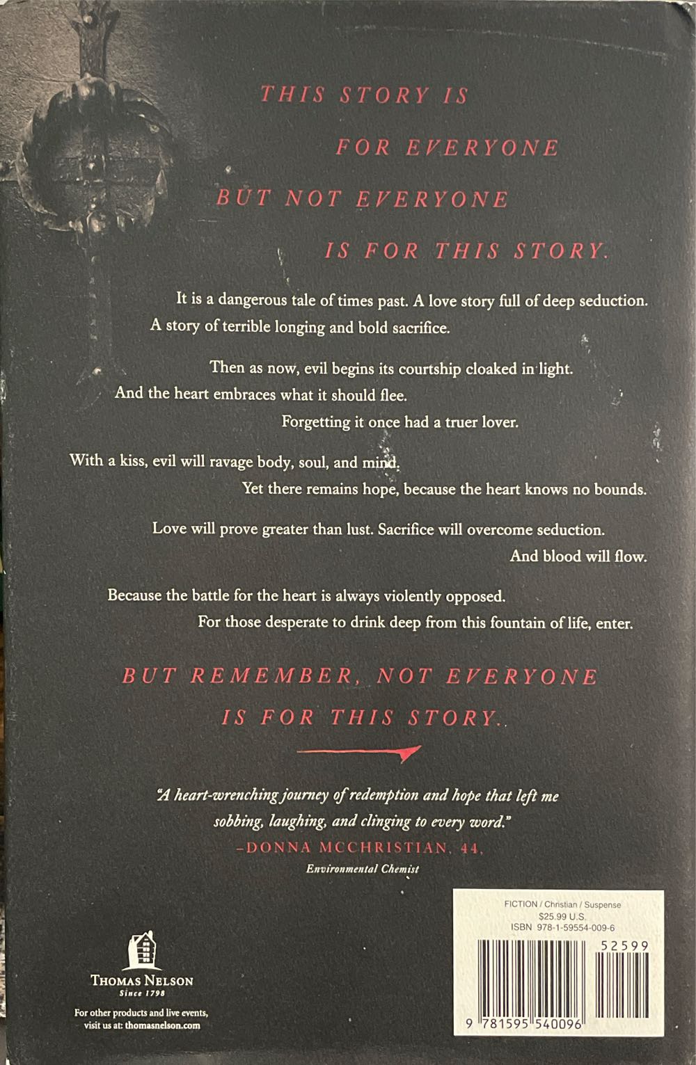 Immanuels Veins - Ted Dekker (Thomas Nelson - Hardcover) book collectible [Barcode 9781595540096] - Main Image 2