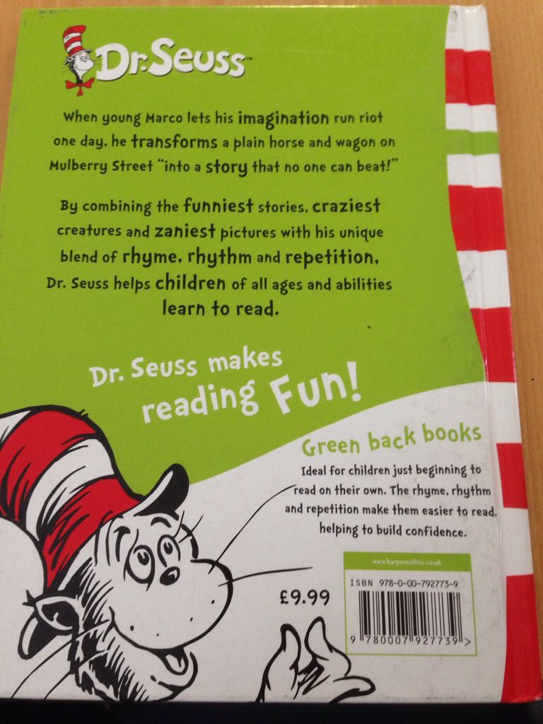 And to Think That I Saw It on Mulberry Street - Dr.Seuss book collectible [Barcode 9780007927739] - Main Image 2
