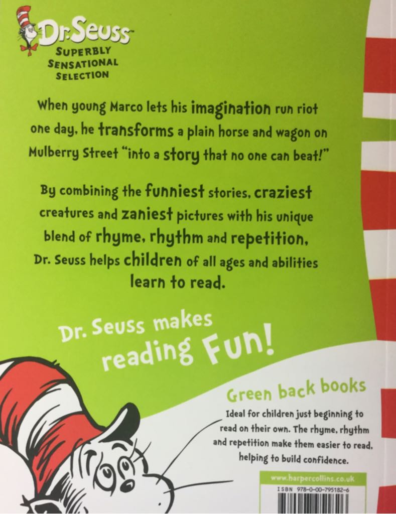 And to Think That I Saw It on Mulberry Street  (Harper Collins - Paperback) book collectible - Main Image 2