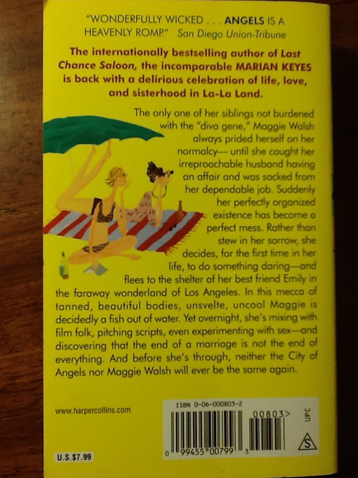 Angels - Keyes, Marian (. - Paperback) book collectible [Barcode 9780060008031] - Main Image 2