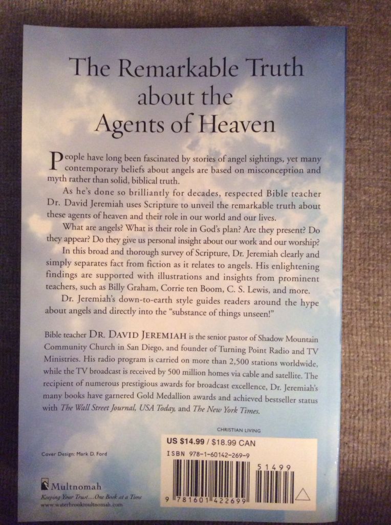 Angels - David Jeremiah (Multnomah Books - Paperback) book collectible [Barcode 9781601422699] - Main Image 2