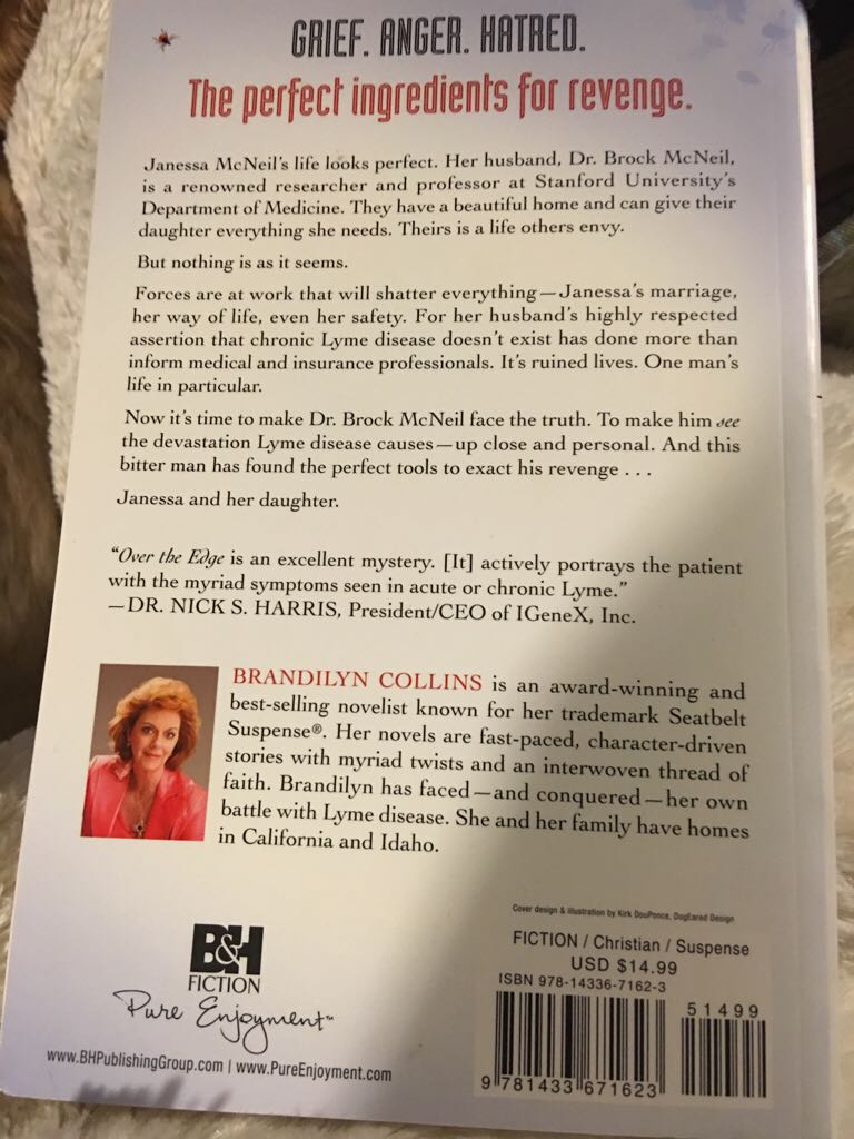 Over the Edge - Brandilyn Collins (B&H Publishing Group - Trade Paperback) book collectible [Barcode 9781433671623] - Main Image 2