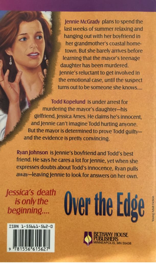 Jennie McGrady #9 Over the Edge - Patricia Rushford (Bethany House Pub - Paperback) book collectible [Barcode 9781556615627] - Main Image 2
