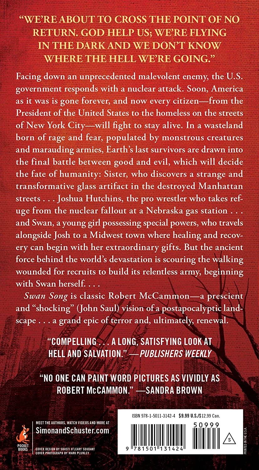 Swan Song - Robert McCammon (Simon and Schuster - Paperback) book collectible [Barcode 9781501131424] - Main Image 2