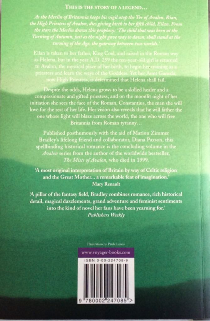 Priestess of Avalon - Marion Zimmer Bradley (belkicak booş - Trade Paperback) book collectible [Barcode 9780002247085] - Main Image 2