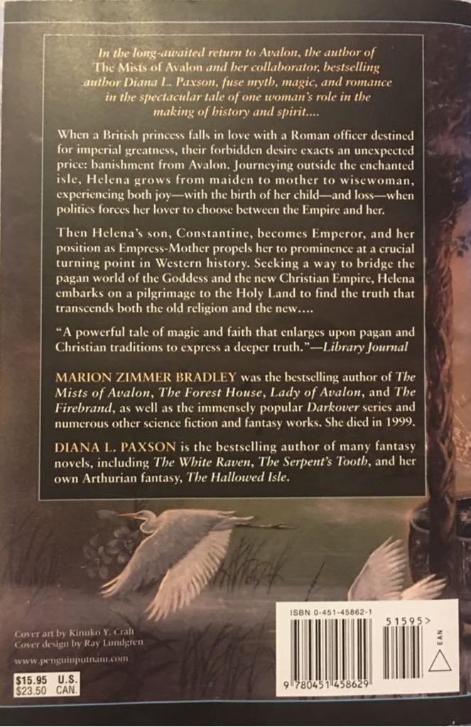 7 Priestess of Avalon - Marion Zimmer Bradley (Roc - Paperback) book collectible [Barcode 9780451458629] - Main Image 2